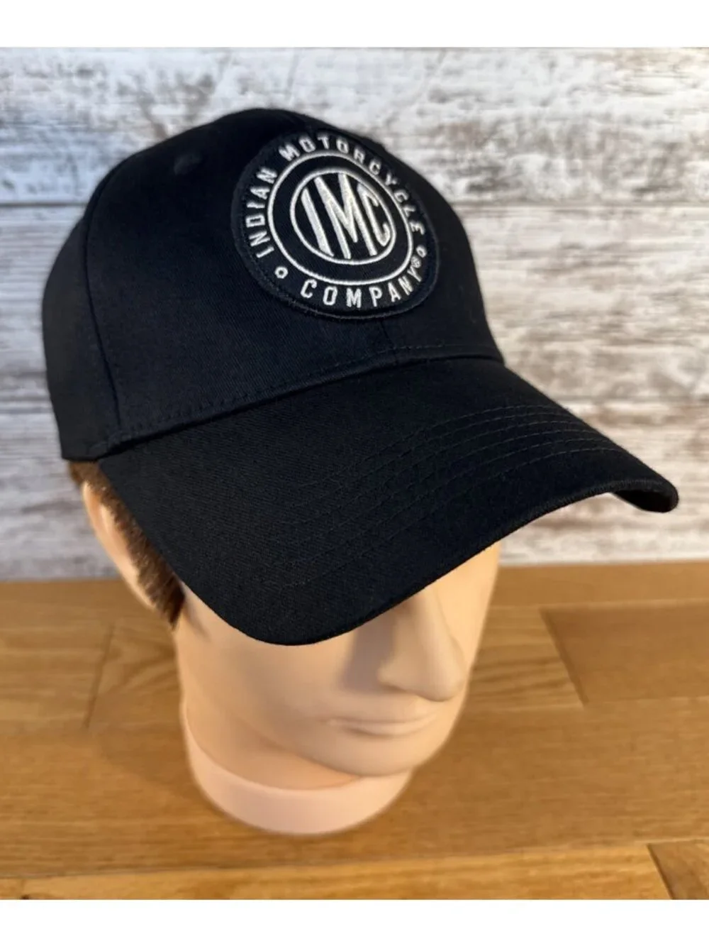 Indian Motorcycle Company Circle Graphic Patch Cap Black
